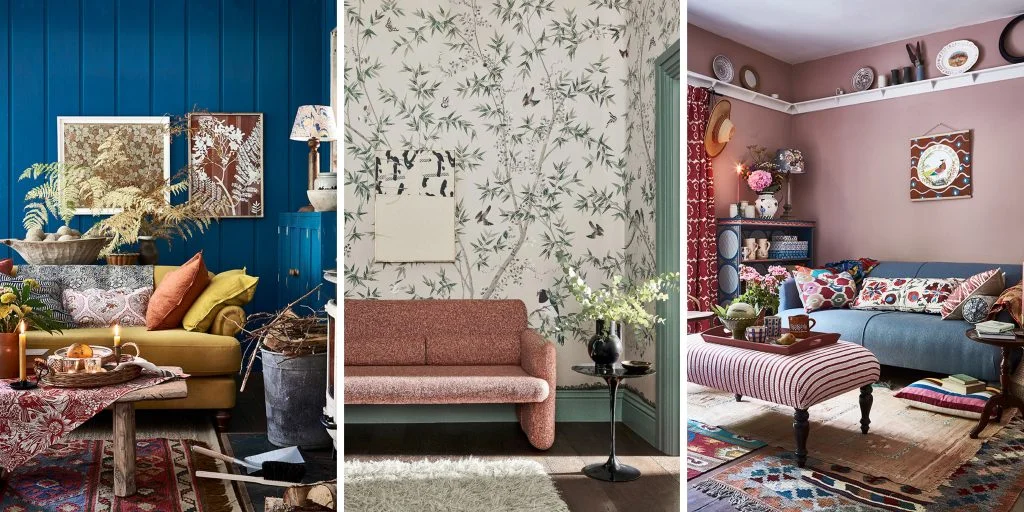 Designing a floral-themed color palette for your living room